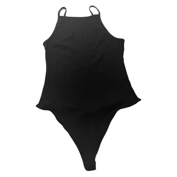 Babaton Ribbed Low Back Bodysuit - Picture 1 of 2